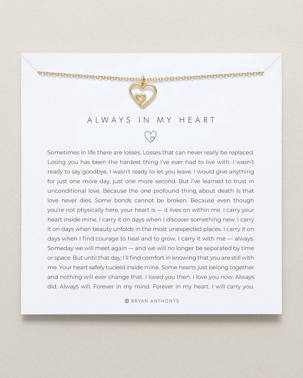 Always In My Heart Necklace