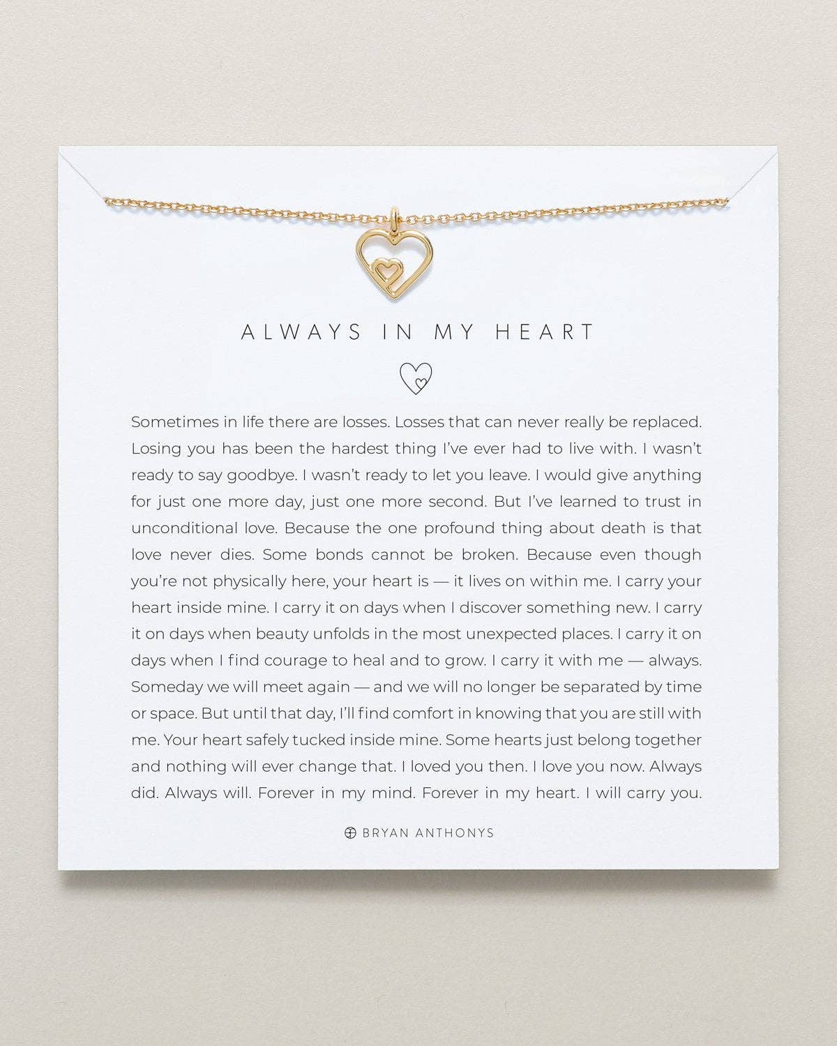 Always In My Heart Necklace