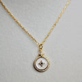 Pave Enamel North Star Pendant