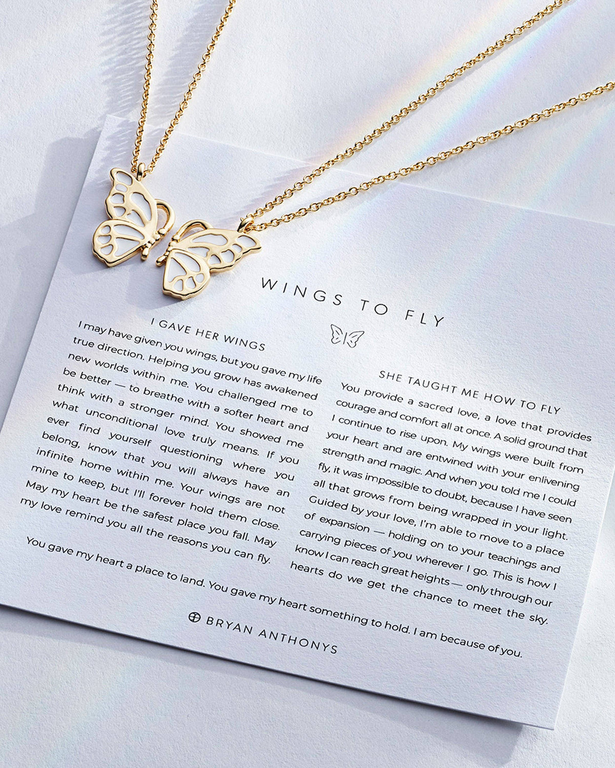 Wings to Fly Necklace Set