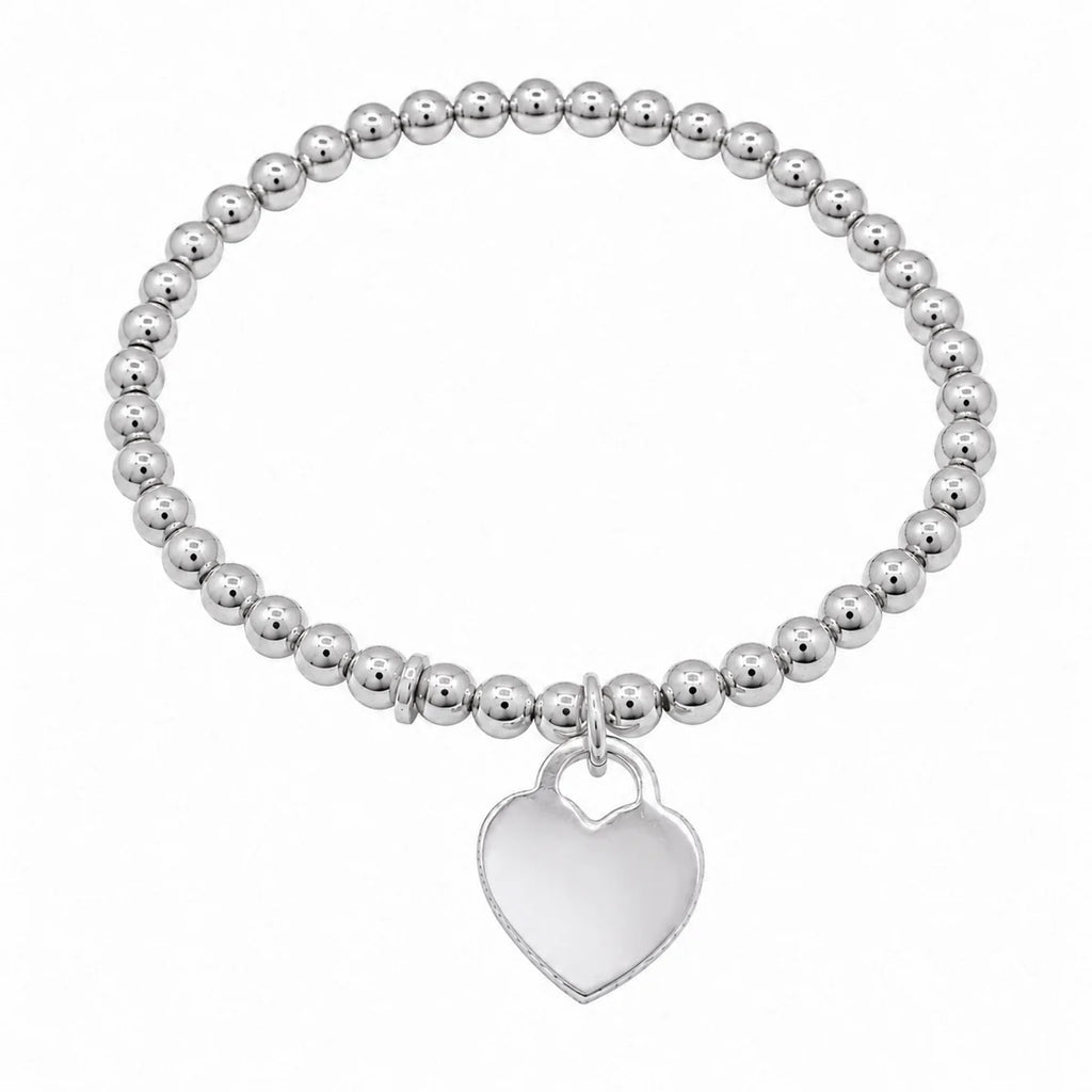 The Camille Beaded Heart Bracelet