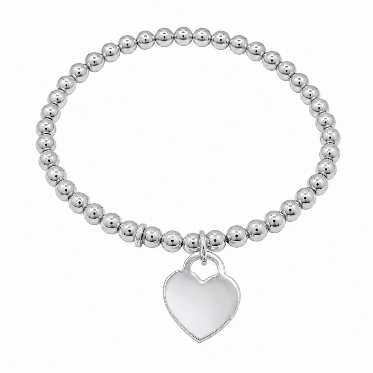 The Camille Beaded Heart Bracelet