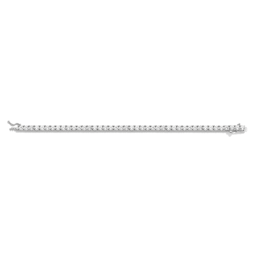 Boyfriend Lab Grown White Sapphire Tennis Bracelet - 13ct