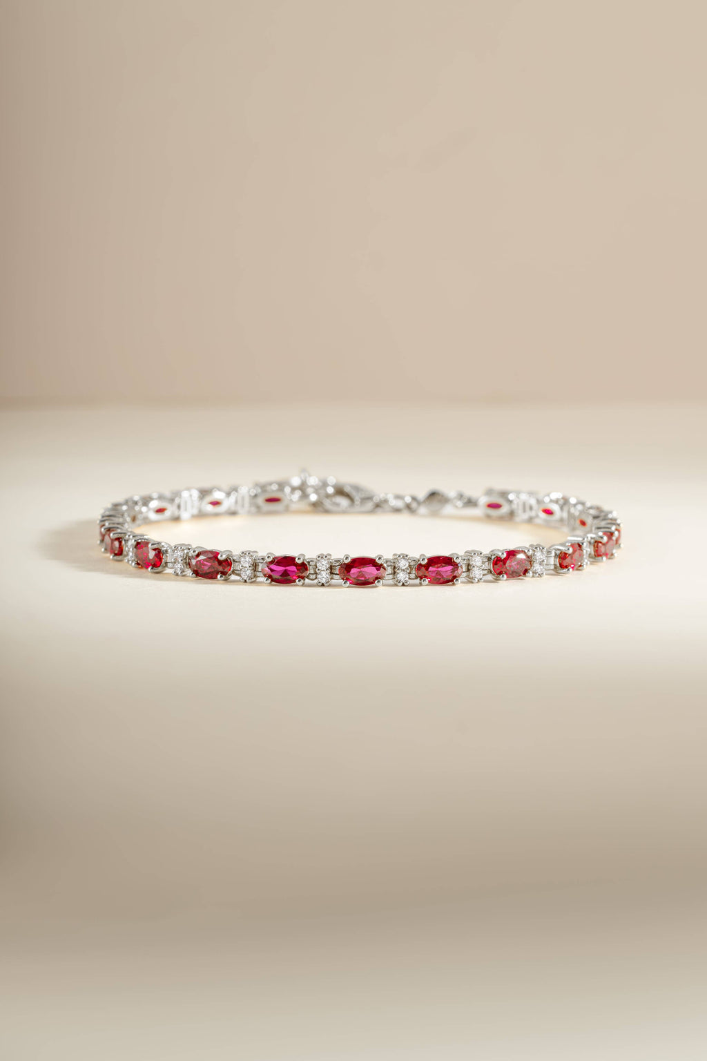 Ruby Tennis Bracelet