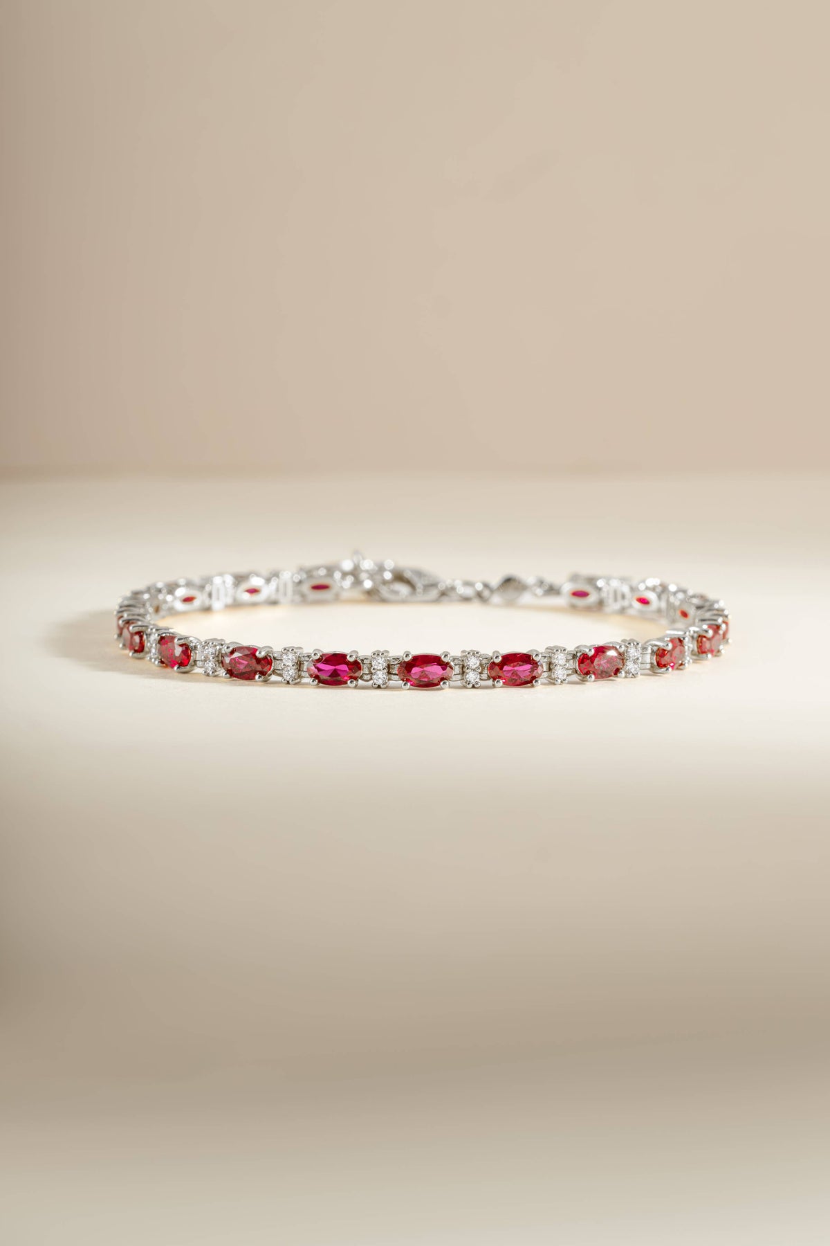 Ruby Tennis Bracelet