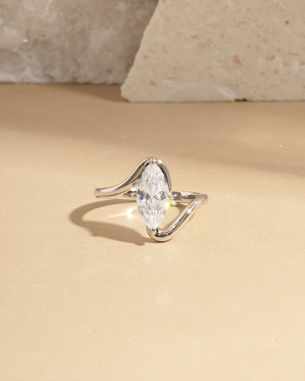 Marquise Swirl Ring