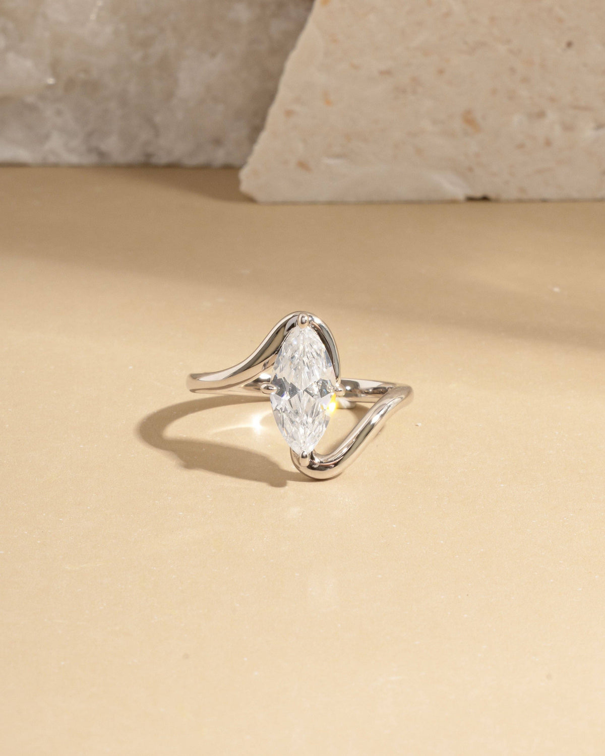 Marquise Swirl Ring