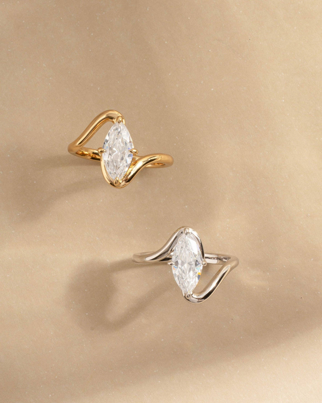 Marquise Swirl Ring