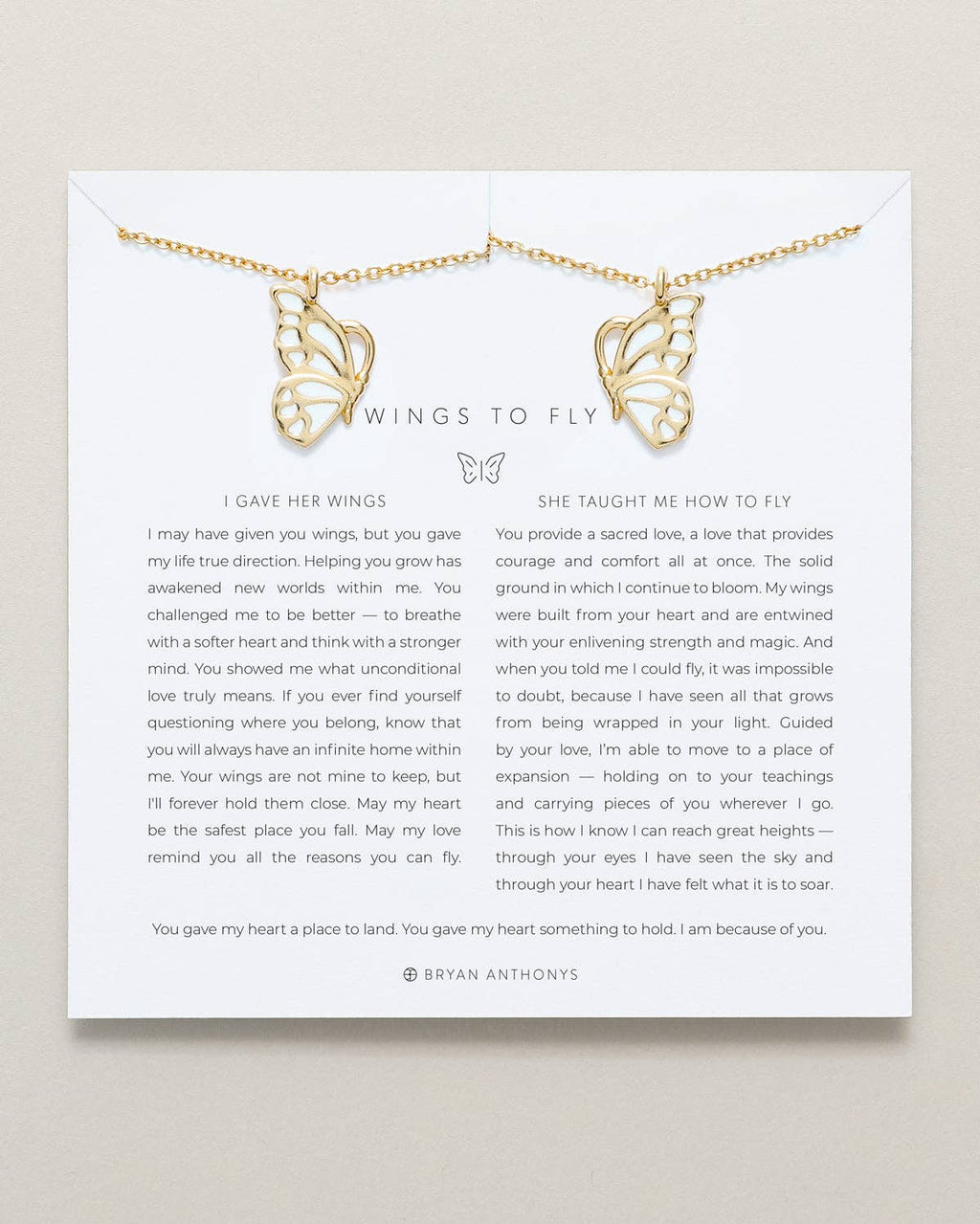 Wings to Fly Necklace Set