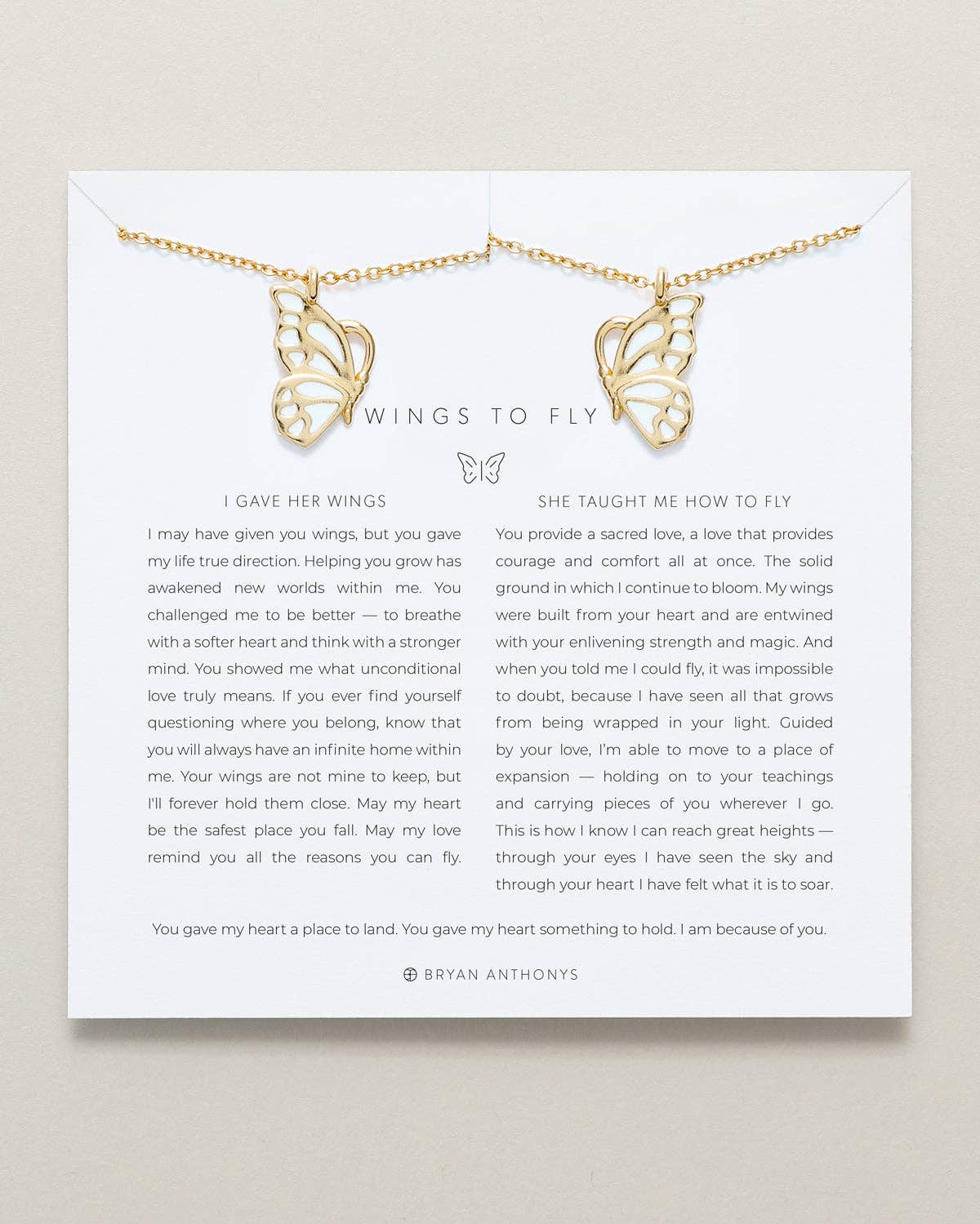 Wings to Fly Necklace Set