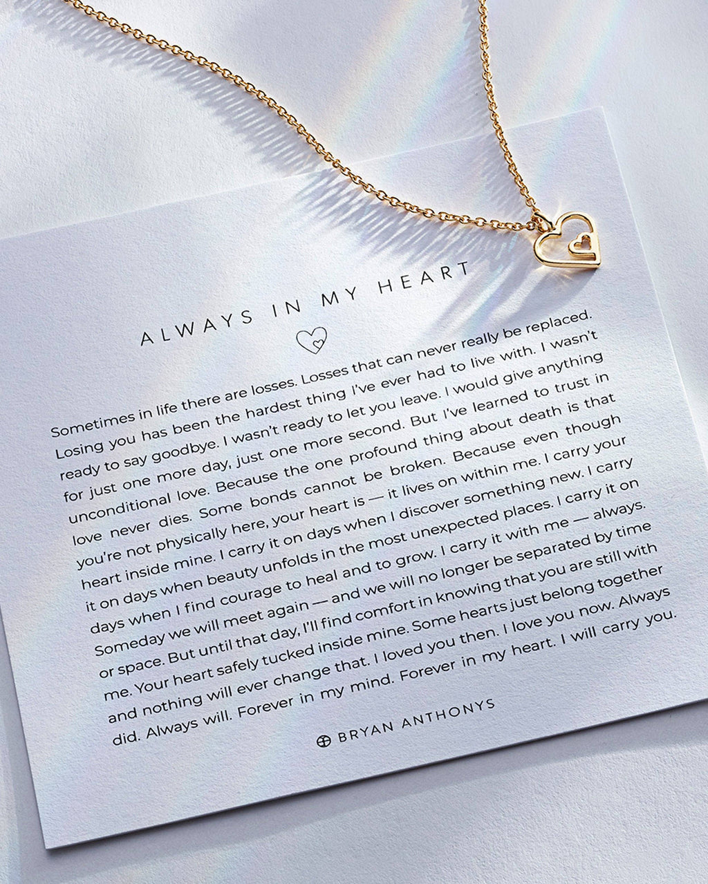 Always In My Heart Necklace